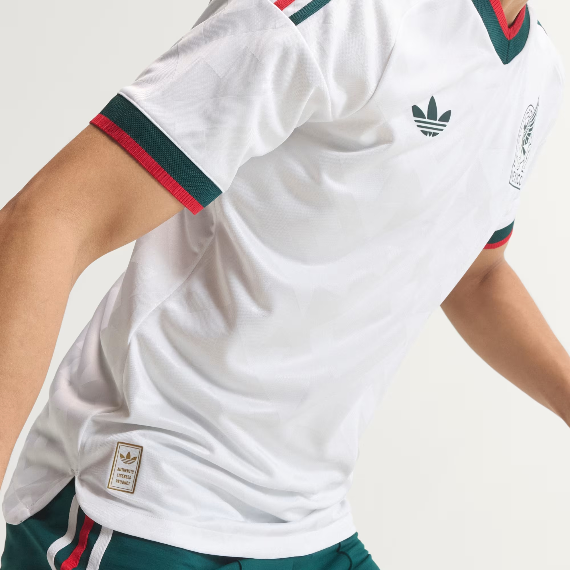 OEM/ODM Custom 2026 Mexico National Team Away Player-Issue Jersey Digitally Printed100% Polyester Breathable & Quick-Drying - 图片 4