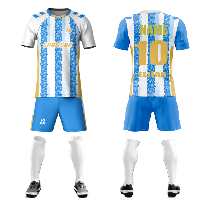 ELIIAN OEM/ODM Custom Soccer Jerseys Set Team Names Numbers 100% Polyester Summer Digital Print Breathable Quick Dry