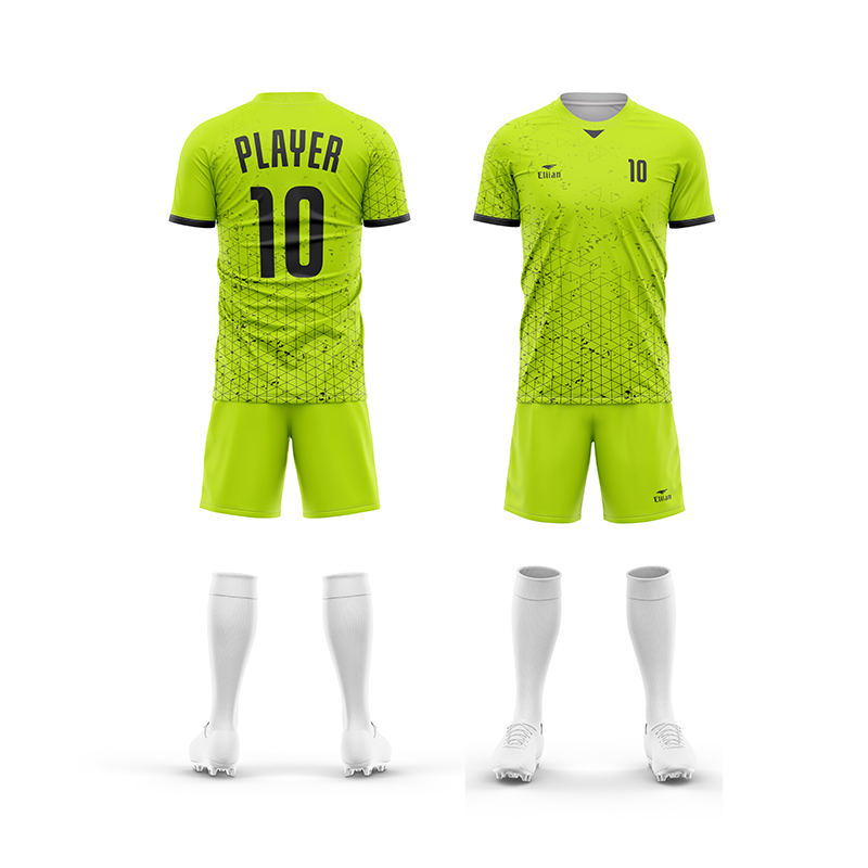 OEM ODM Custom Summer Soccer Jersey Shorts Set with Number Digital Print 100% Polyester Breathable Quick Dry XL