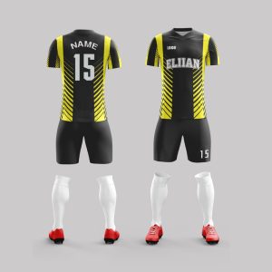 OEM ODM Custom Embroidered Football Jersey Set XL Summer Shirts Digital Print 100% Polyester Breathable Quick Dry Team Names