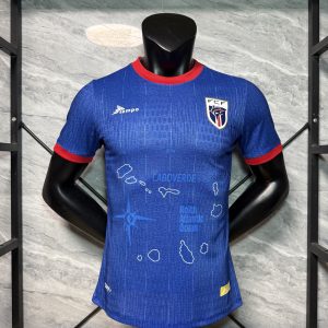 2026 FIFA World Cup USA-Mexico-Canada Themed Cape Verde Men's National Team Home Soccer Jersey