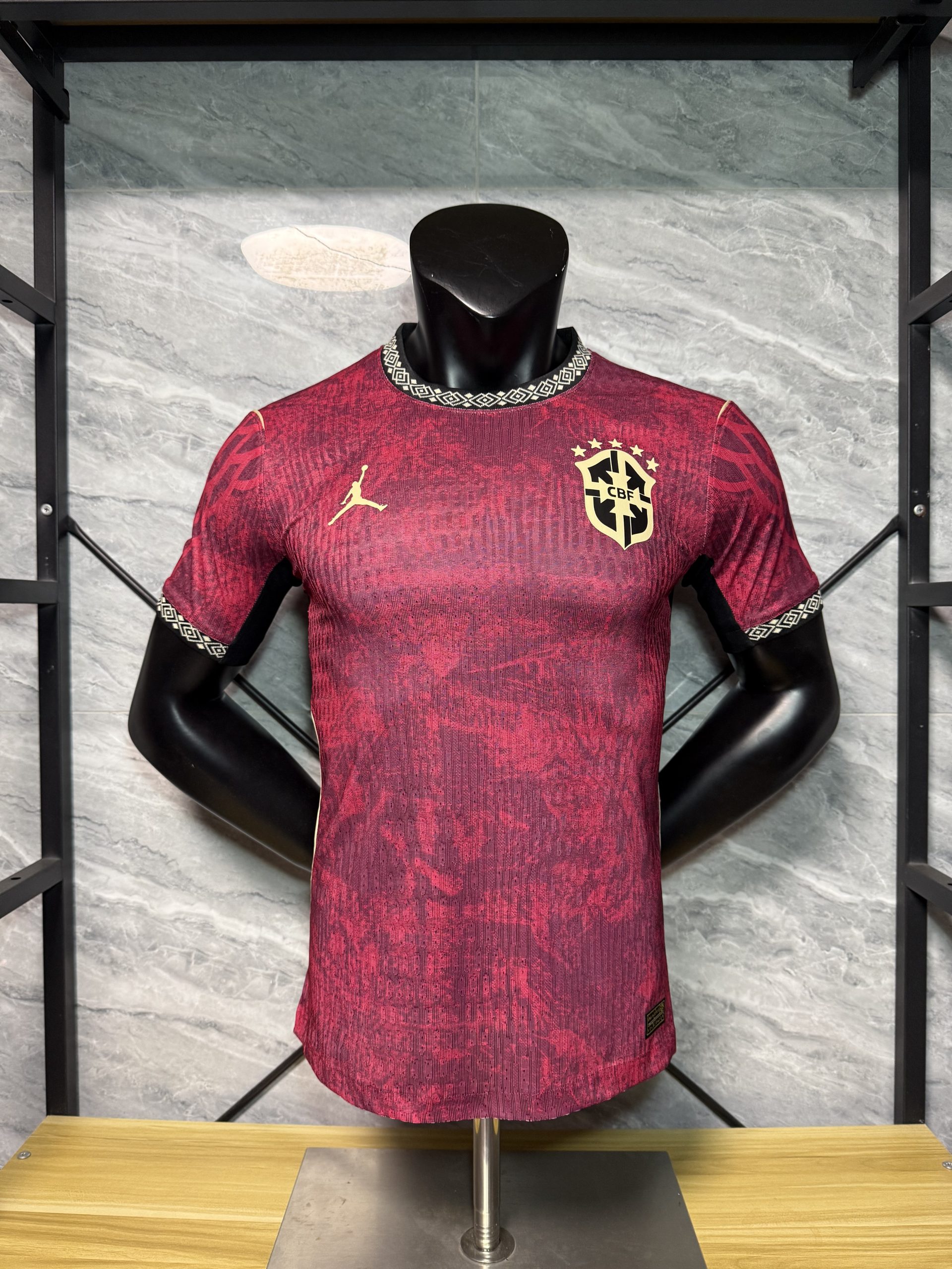 2026 USA-Mexico-Canada World Cup Brazil National Team Jordan Special Edition Soccer Jersey