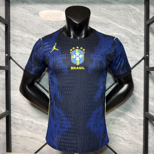 2026 USA-Mexico-Canada World Cup Brazil National Team Jordan Away Soccer Jersey