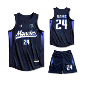 Men's Basketball Jersey Shorts Set Quick Dry Training Outfit