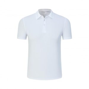 Unisex Lapel Collar Polo Shirt Classic Stylish Short Sleeve Tee