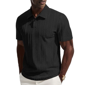 Unisex Classic Polo Shirt Short Sleeve Casual Breathable Top