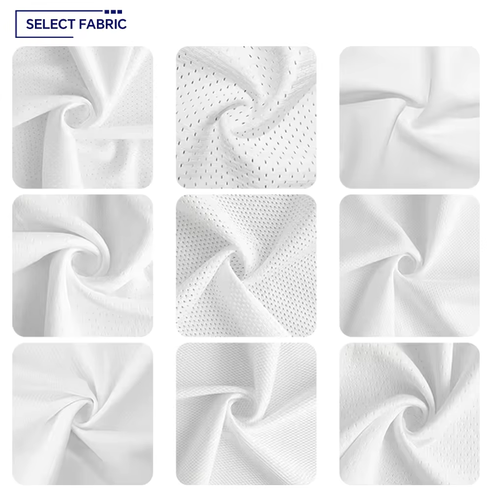 Best fabric for custom team uniforms – polyester interlock, mesh, and pique knit options