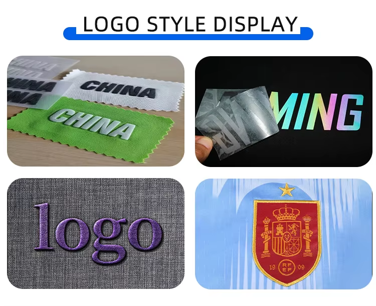 Custom logo craft options for soccer jerseys — woven labels, heat-transfer film, embroidery and embroidered team crests
