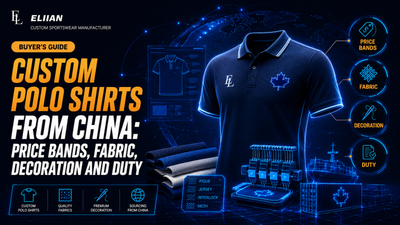 Custom Polo Shirts from China: Price Bands, Fabric, Decoration and Duty