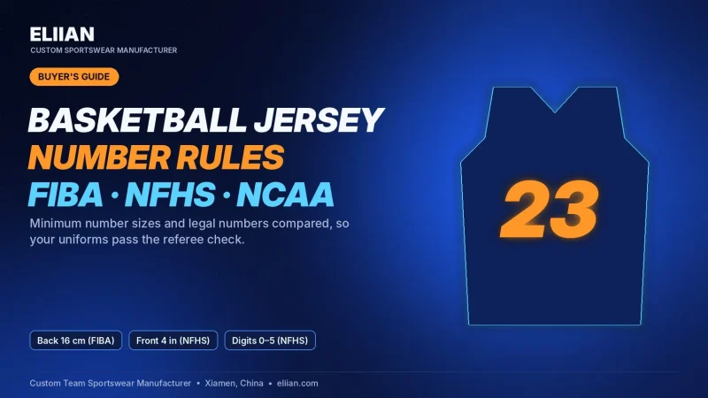 Basketball Jersey Number Rules: Sizes and Legal Numbers (FIBA, NFHS, NCAA)