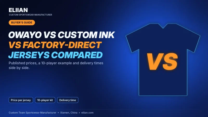 owayo vs Custom Ink vs Factory-Direct: Custom Team Jerseys Compared