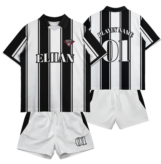 Listing image: Striped soccer jersey sets